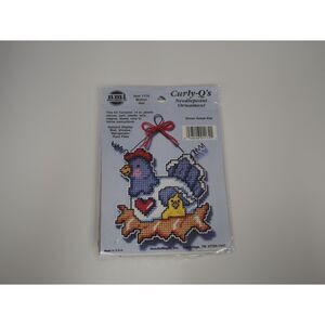 Needle Magic Curly-Q's Mother Hen Needlepoint Ornament Kit NIP Vintage